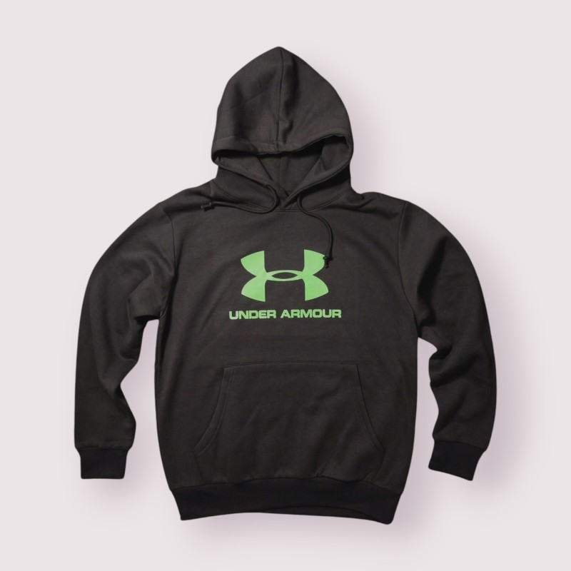 Under Armour Men's Black Hoodies | Premium Quality | Cotton Fleece