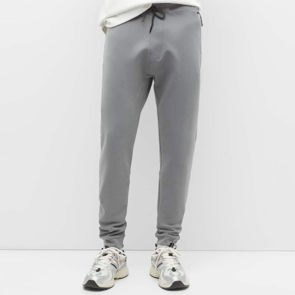 Pull & Bear | Men’s Trouser |100% Original | Skinny Slim | Export Quality Micro Mesh | Light Gray