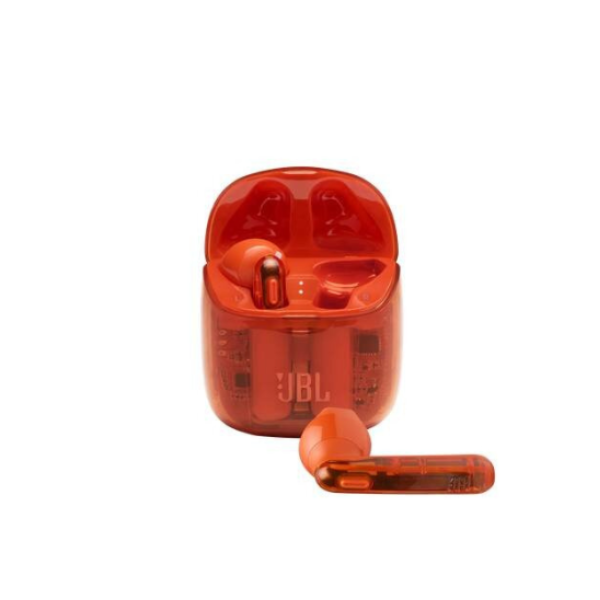 JBL Tune 225TWS Ghost Edition True Wireless Earbuds - Orange