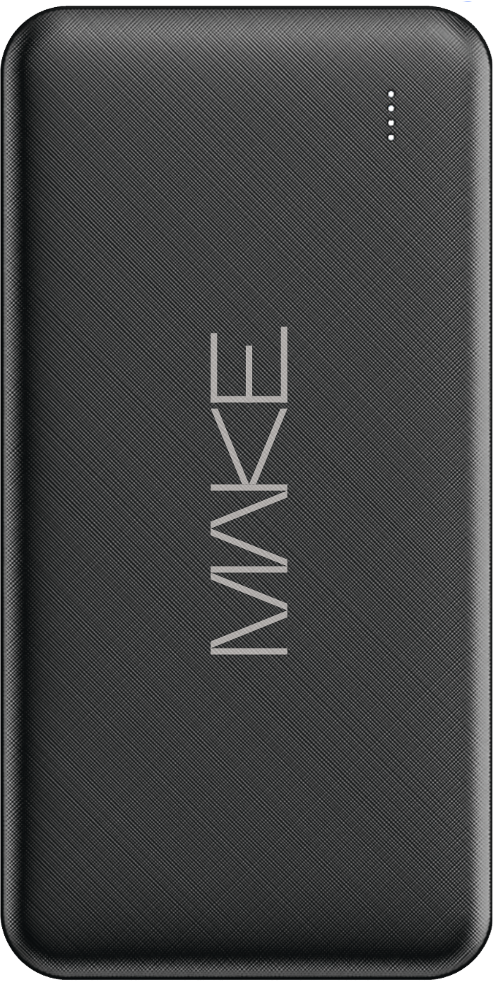 Power Bank MAKE Mobile battery 20W 20000 mAh PD+QC Black