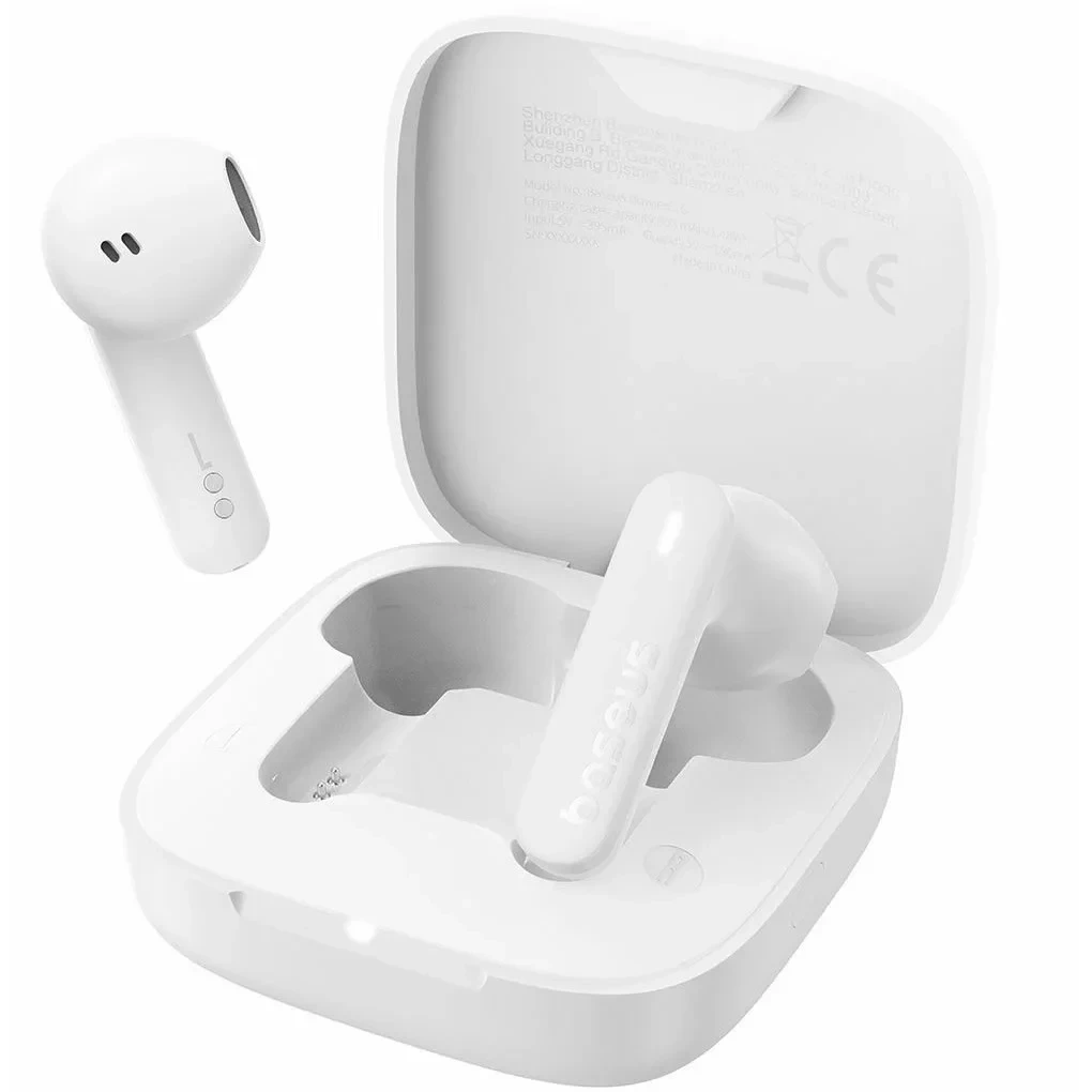 Baseus Bowie E16 True Wireless Bluetooth Earbuds – White